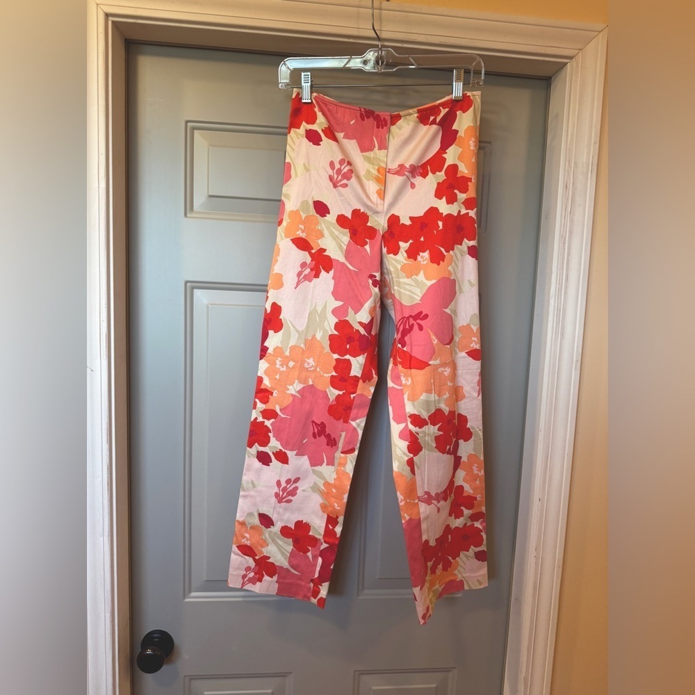 Loft Floral Vintage Pants - size 6